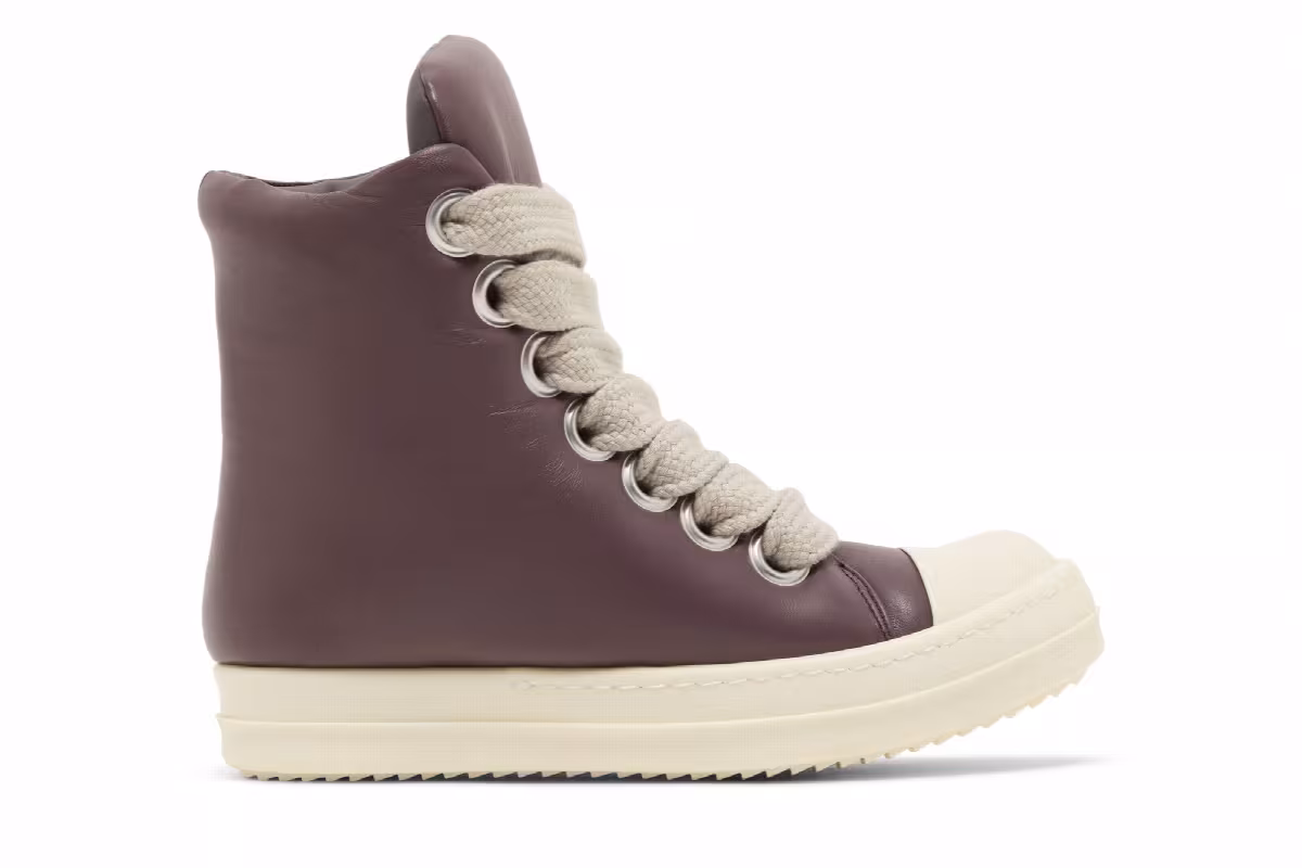 Rick Owens Women's Luxor Jumbo Lace Padded High Amethyst, view 2