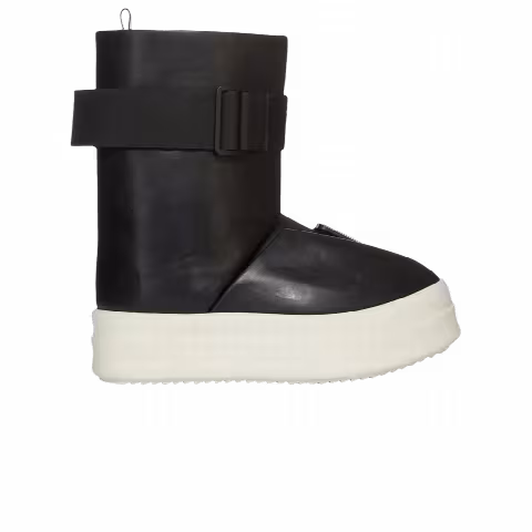 Rick Owens Luxor Runway Splint Sneaks 'Black Milk'