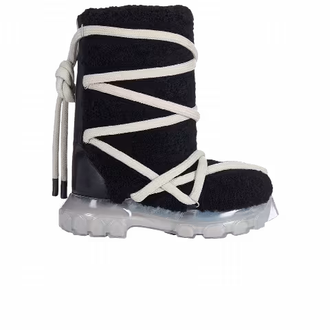 Rick Owens Wmns Luxor Lunar Tractor 'Black Clear'