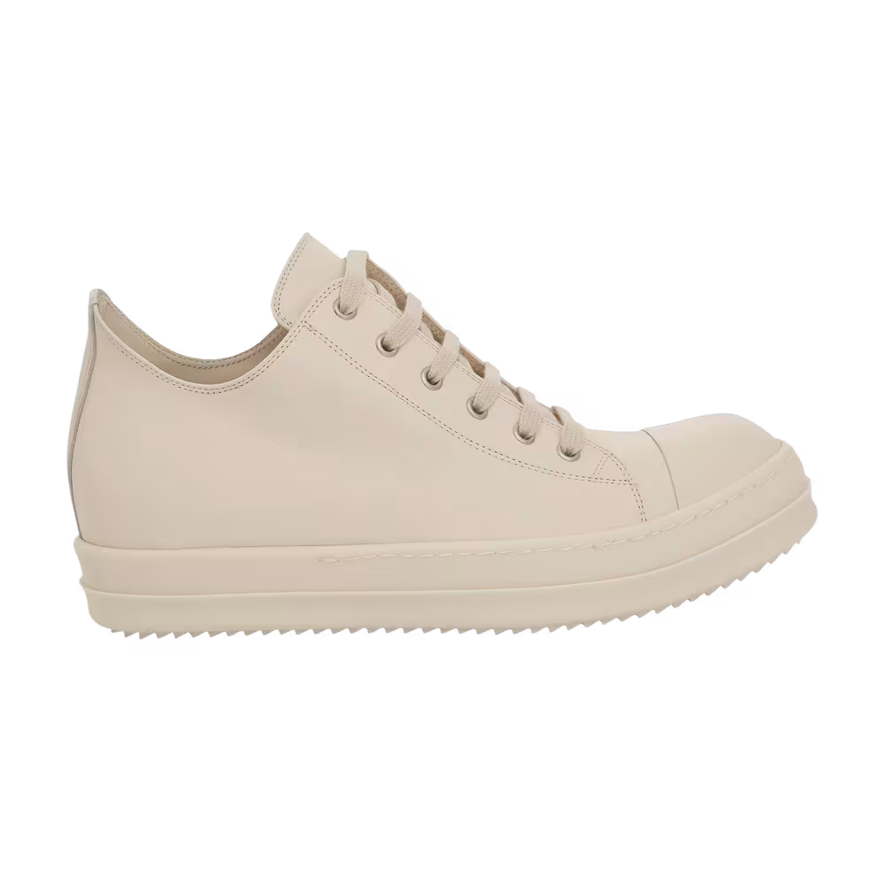 Rick Owens Strobe Leather Low Milk