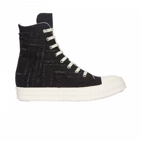 Rick Owens Wmns DRKSHDW Luxor Slashed High 'Black Milk'