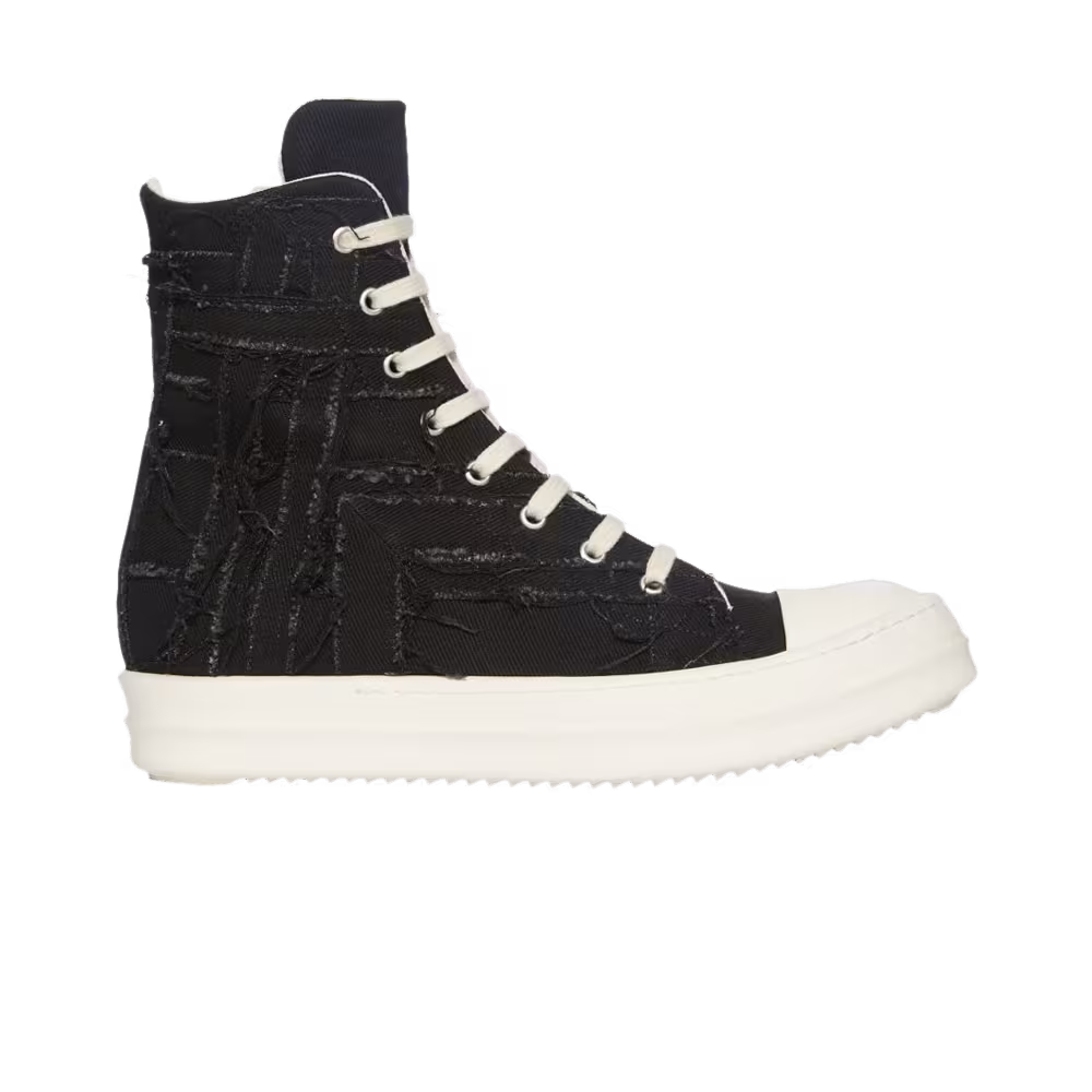 Rick Owens Women's DRKSHDW Luxor Slashed High Black Milk