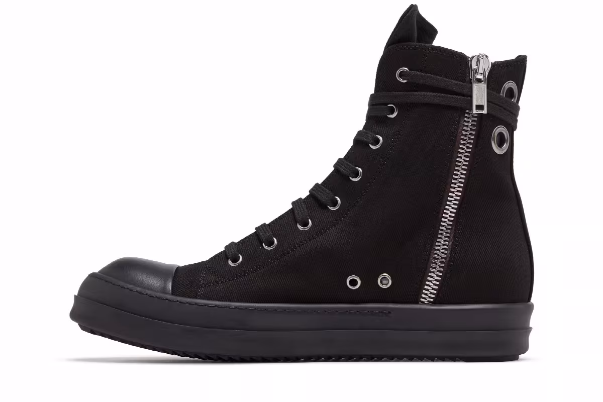 Rick Owens DRKSHDW Luxor High Black, view 4