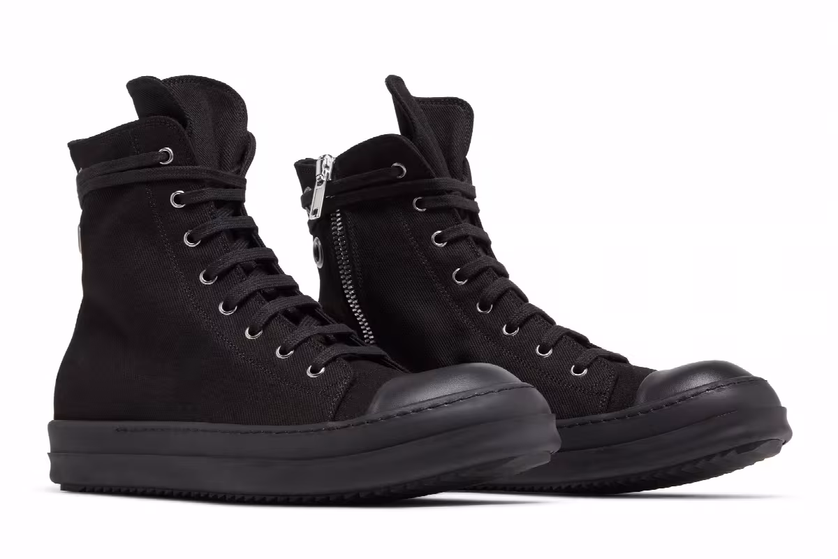 Rick Owens DRKSHDW Luxor High Black, view 9