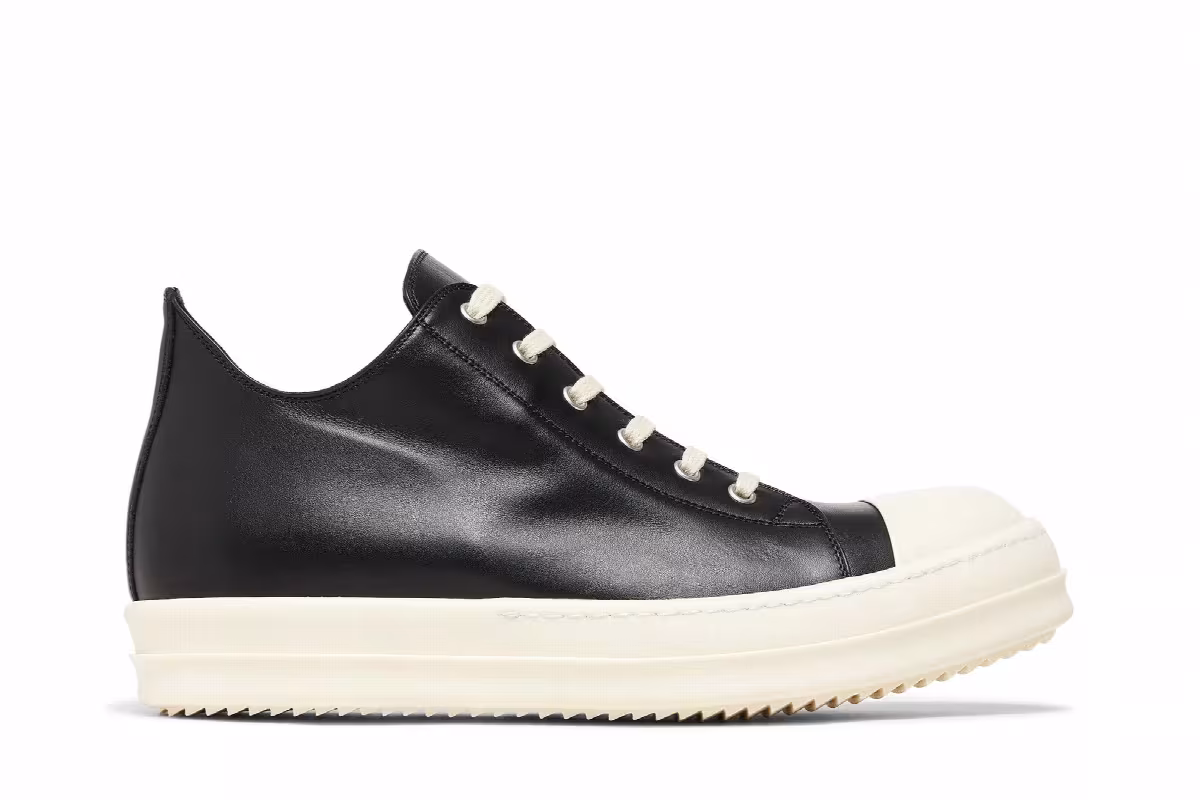 Rick Owens Luxor Low Black Milk, view 2