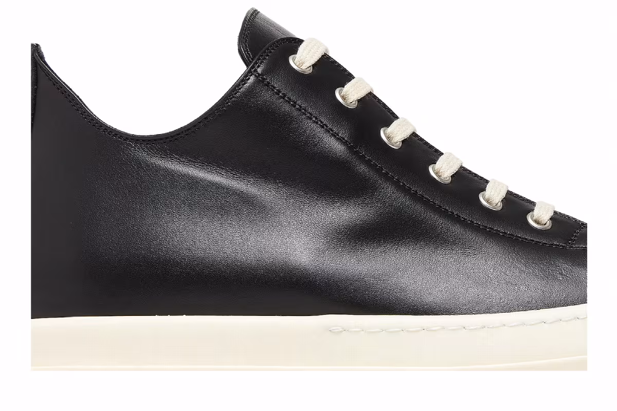 Rick Owens Luxor Low Black Milk, view 3