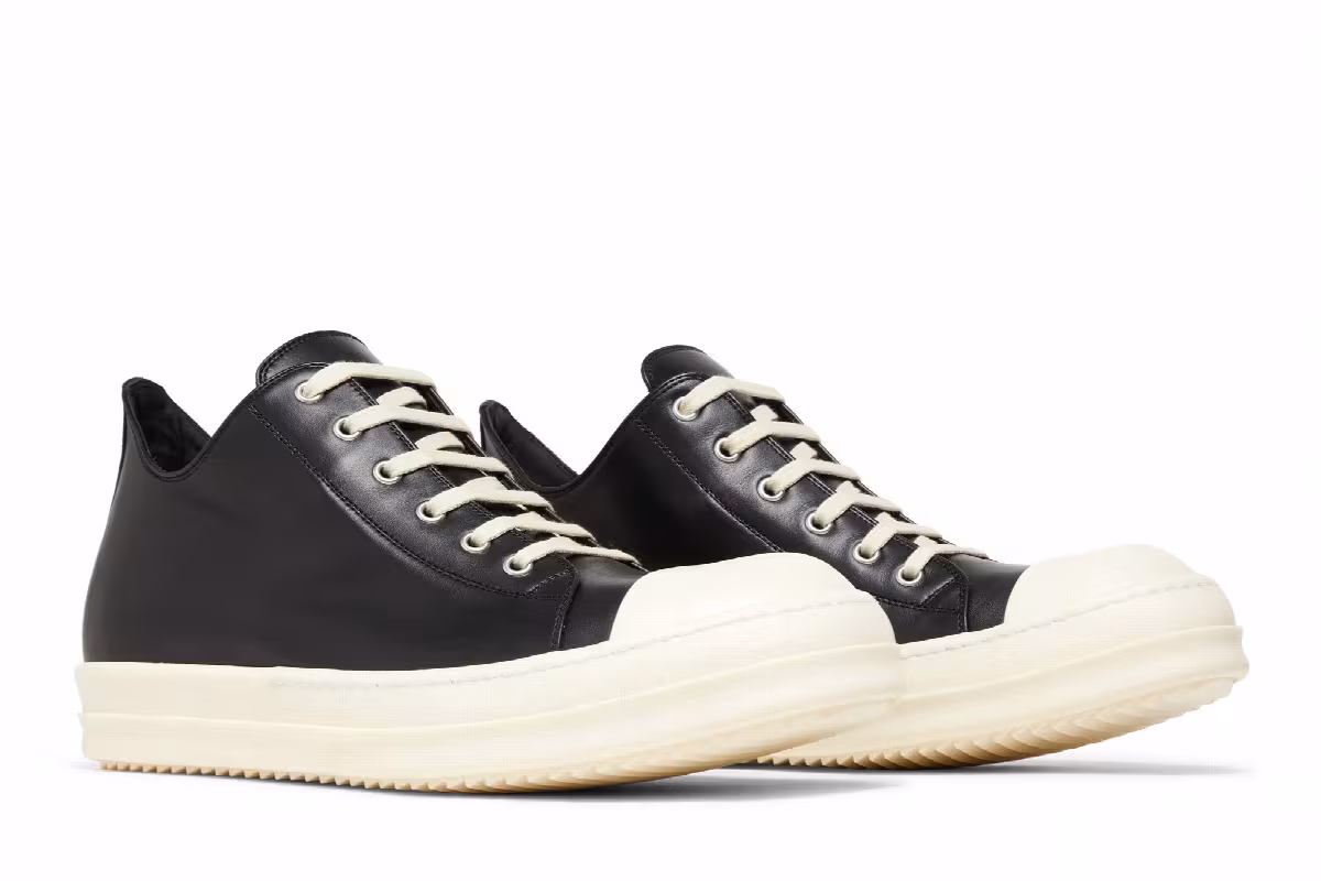 Rick Owens Luxor Low Black Milk, view 9