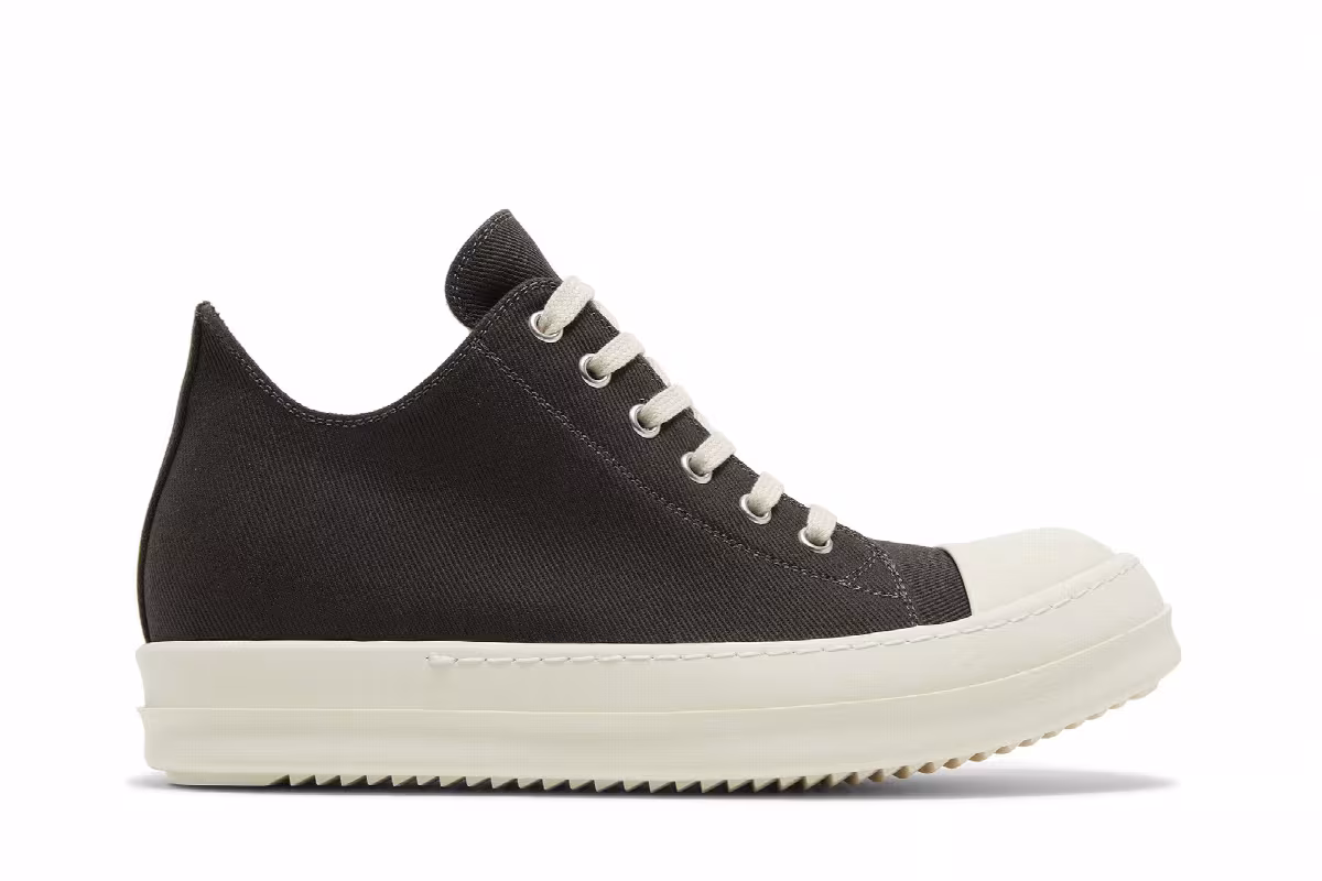 Rick Owens Women's EDFU DRKSHDW Canvas Low Dark Dust, view 2