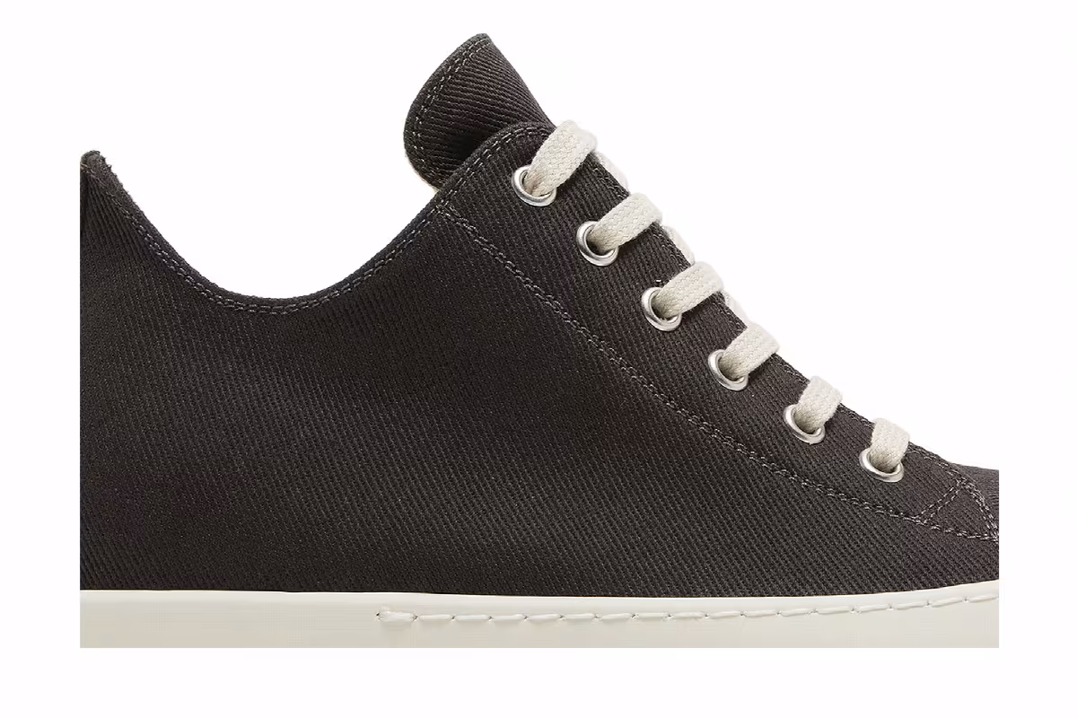 Rick Owens Women's EDFU DRKSHDW Canvas Low Dark Dust, view 3