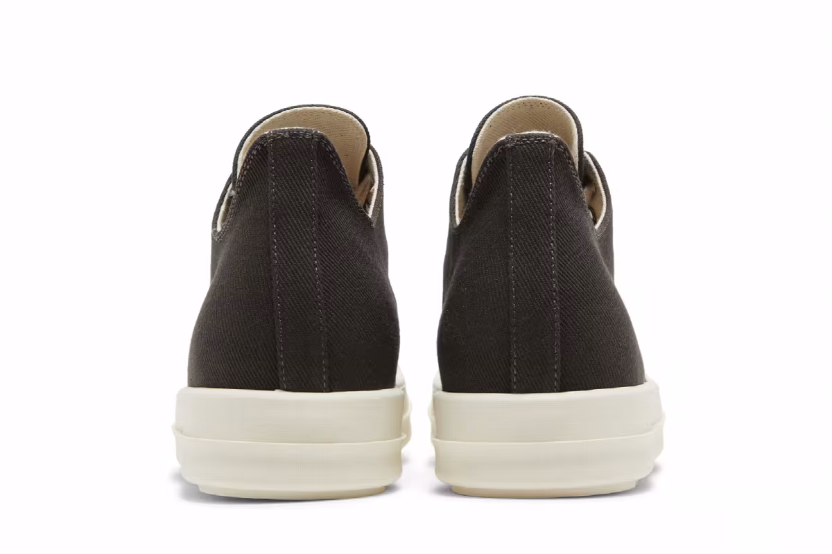 Rick Owens Women's EDFU DRKSHDW Canvas Low Dark Dust, view 7