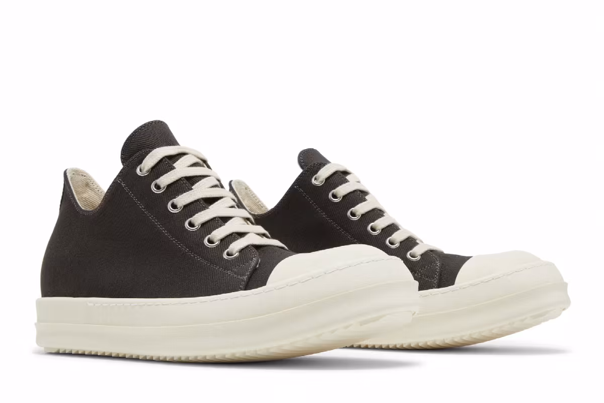 Rick Owens Women's EDFU DRKSHDW Canvas Low Dark Dust, view 9