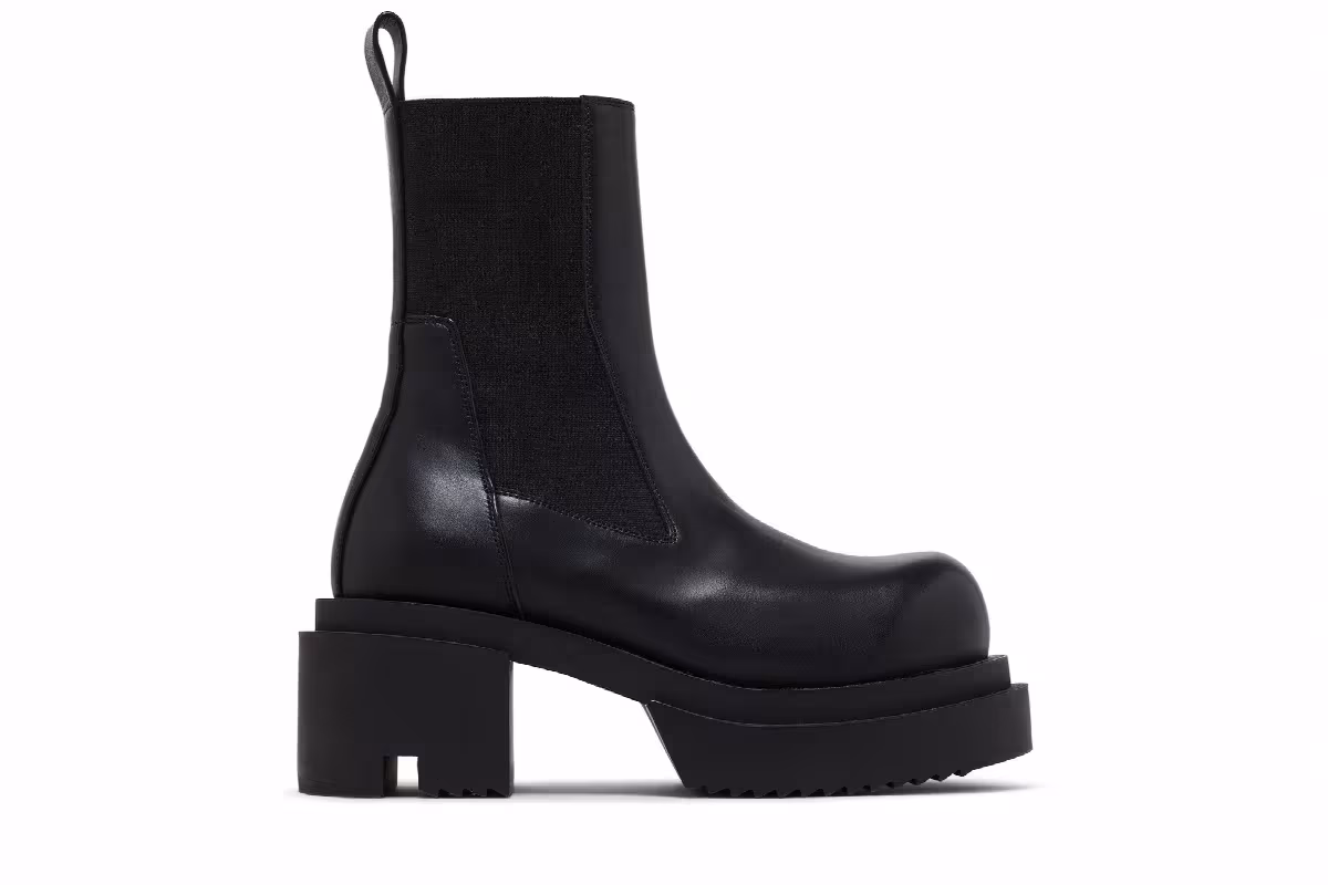 Rick Owens Women's Luxor Beatle Bogun Black, view 2