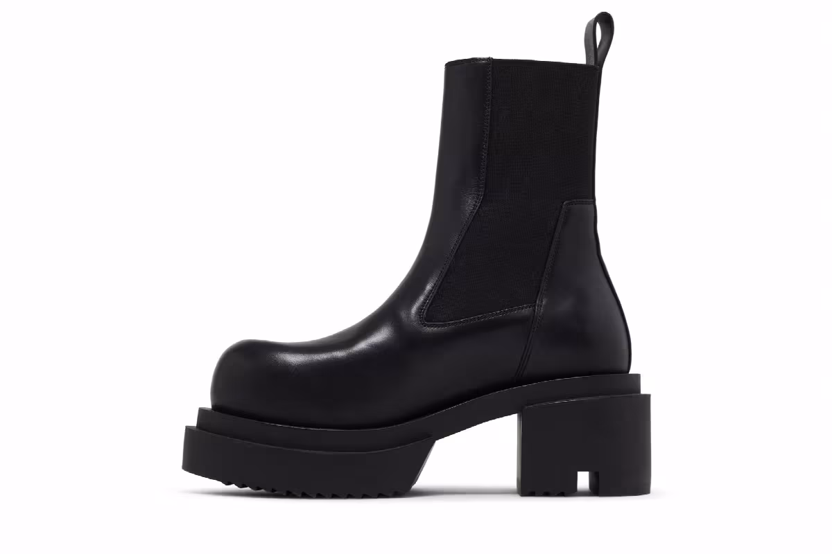 Rick Owens Women's Luxor Beatle Bogun Black, view 4