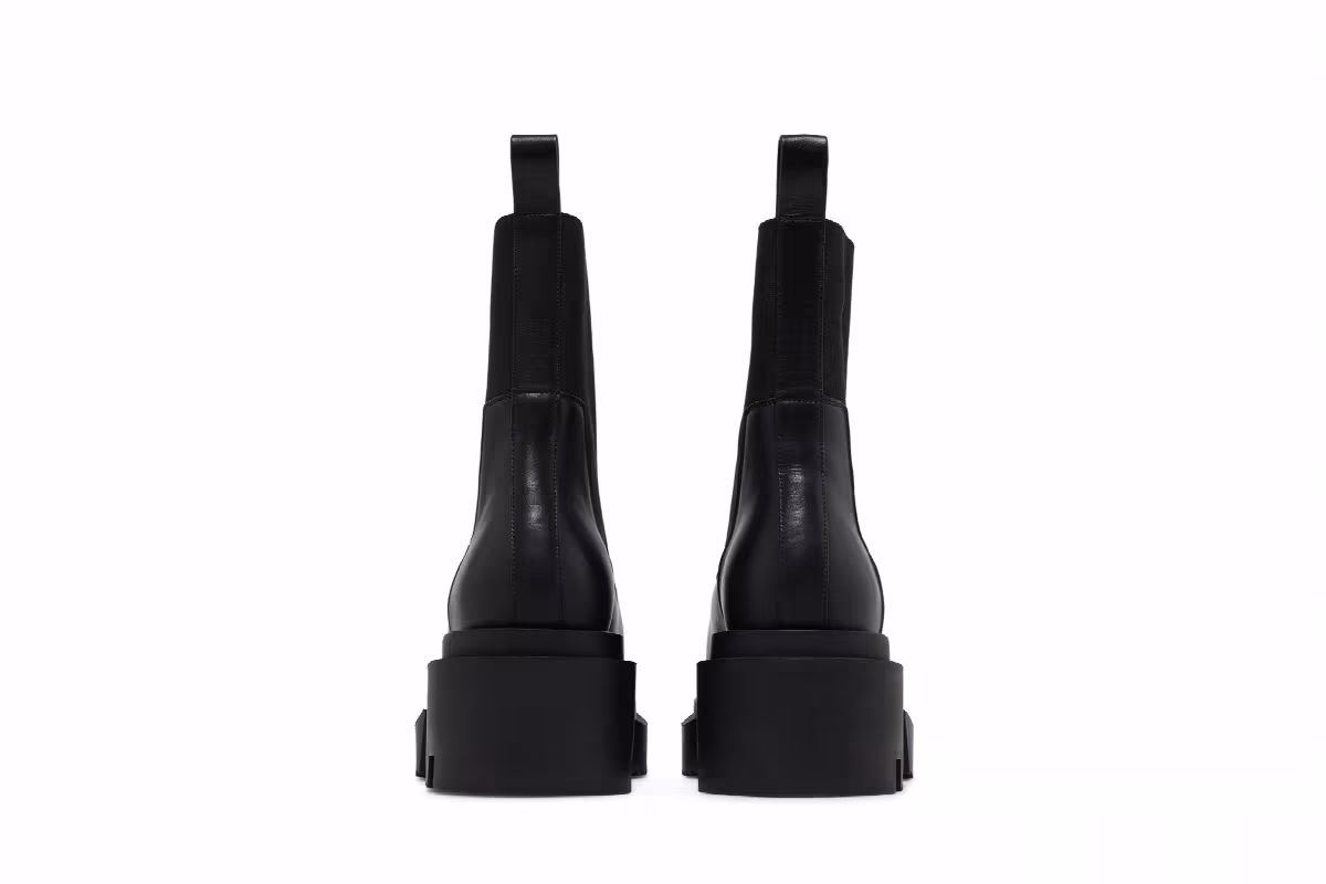 Rick Owens Women's Luxor Beatle Bogun Black, view 7