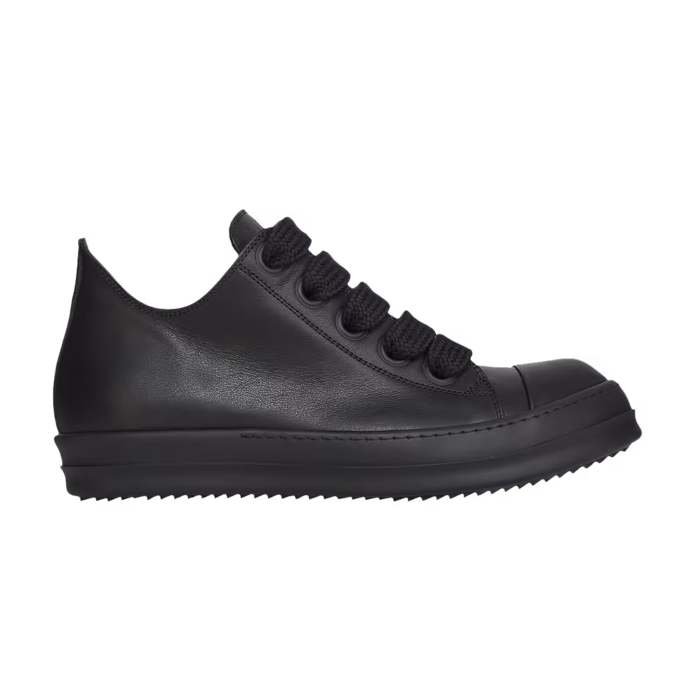 Rick Owens Concordians Jumbo Laced Low All Black