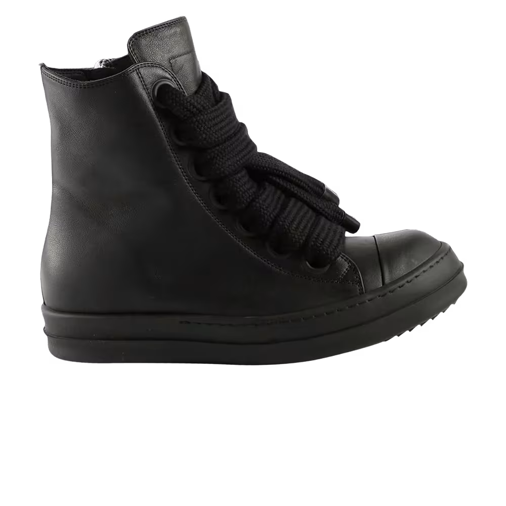 Rick Owens Women's Concordians Jumbo Laced Low All Black