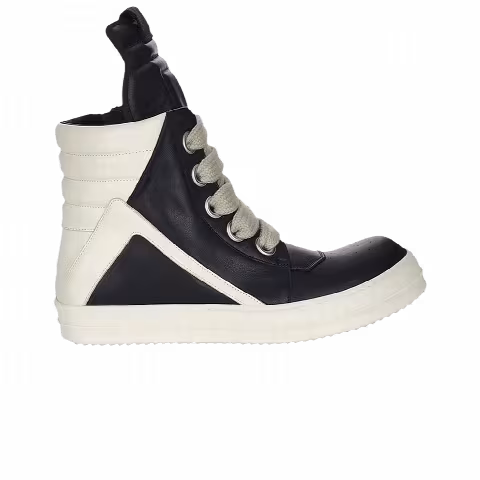 Rick Owens Wmns Concordians Jumbo Laced Geobasket 'Black Milk'