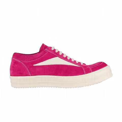 Rick Owens Wmns EDFU Suede Leather Vintage Low 'Hot Pink'