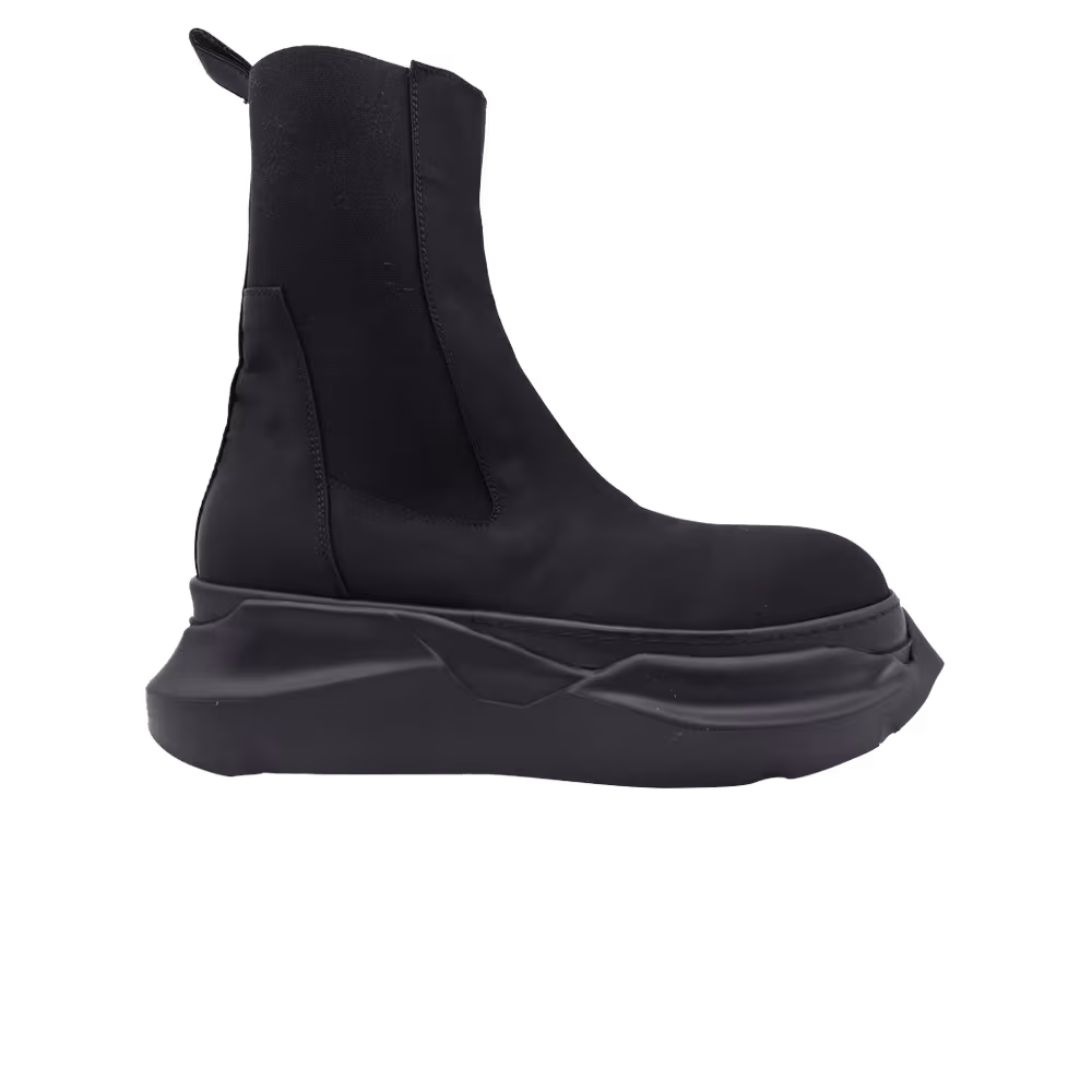 Rick Owens DRKSHDW Fogachine Abstract Beatle Boots Black