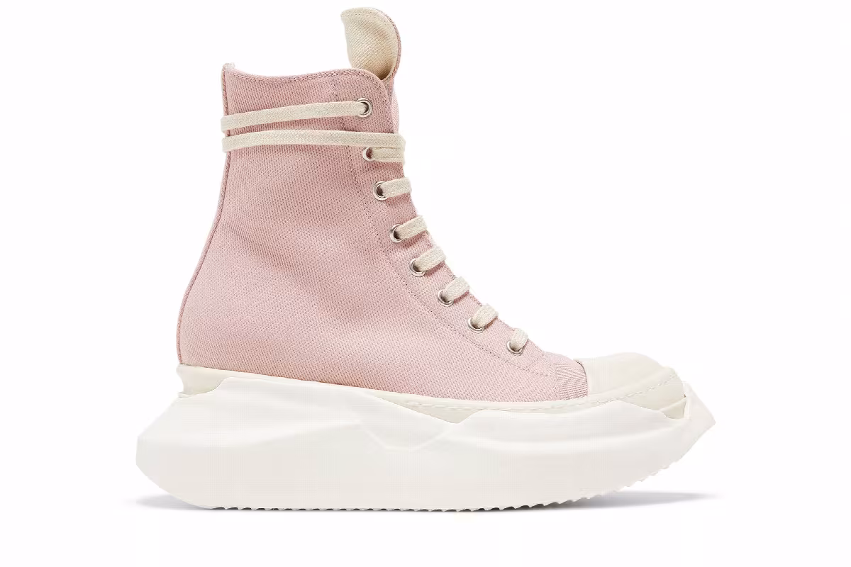 Rick Owens Women's EDFU DRKSHDW Canvas Abstract High Faded Pink, view 2