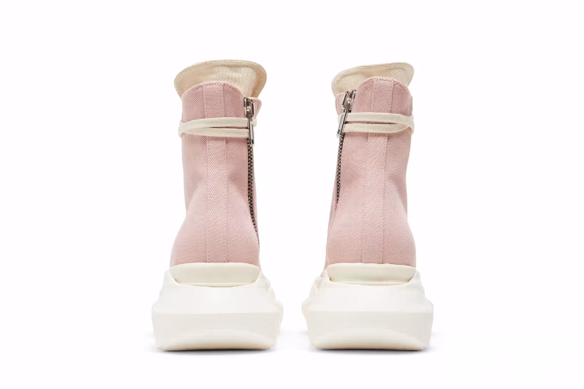 Rick Owens Women's EDFU DRKSHDW Canvas Abstract High Faded Pink, view 7