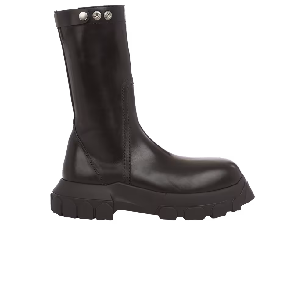 Rick Owens Creeper Bozo Tractor Boot Black