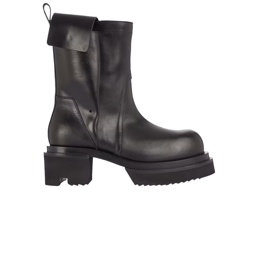 Rick Owens Pull On Fogpocket Bogun Boot Black
