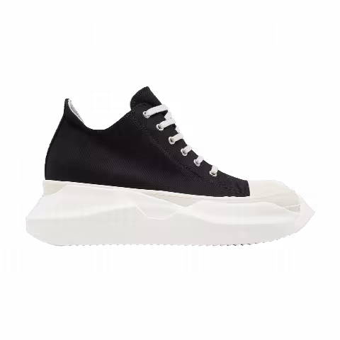 Rick Owens DRKSHDW Strobe Cotton Denim Abstract Low 'Black Milk'