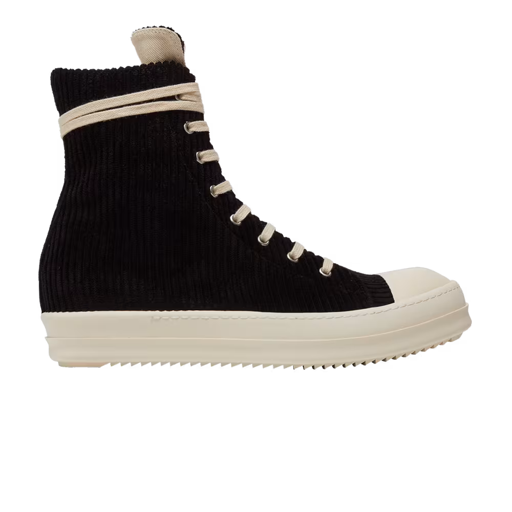 Rick Owens DRKSHDW High Black Corduroy
