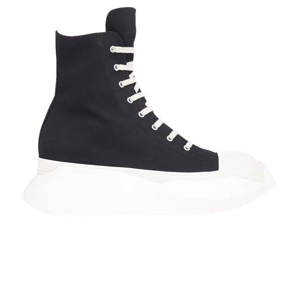 Rick Owens DRKSHDW Fogachine Cotton Denim Abstract High Black Milk