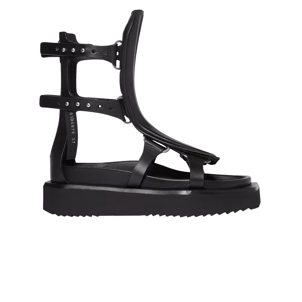 Rick Owens Women's Cyclops Spartan Platform Sandal Black