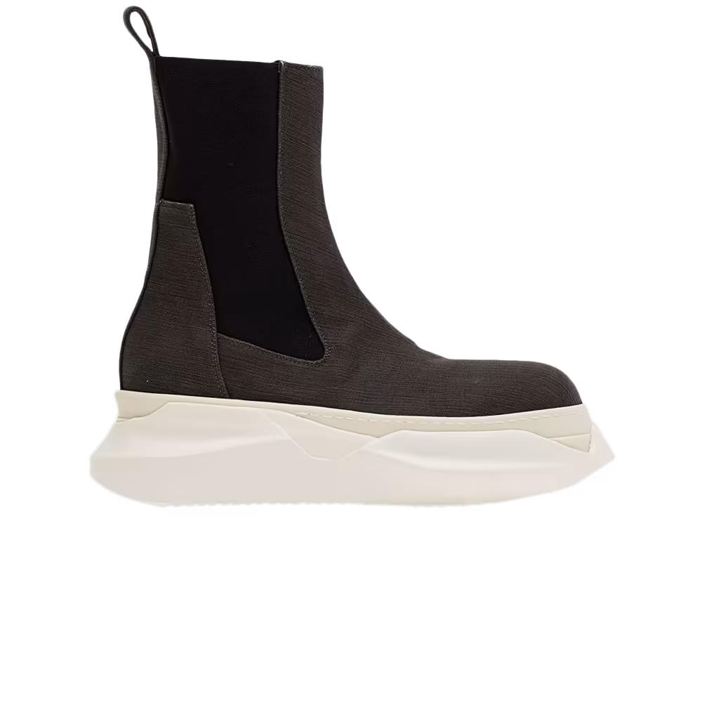 Rick Owens DRKSHDW Fogachine Abstract Beatle Boots Dark Dust