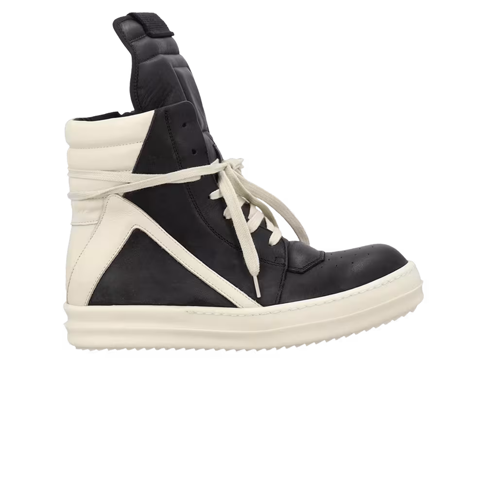 Rick Owens Women's Lido Geobasket High Black Milk