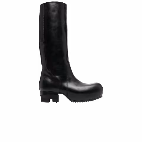 Rick Owens Ballast Knee High Boot 'Black'