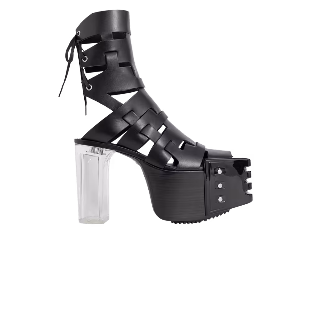 Rick Owens Women's Ankle Spartan Kiss Black