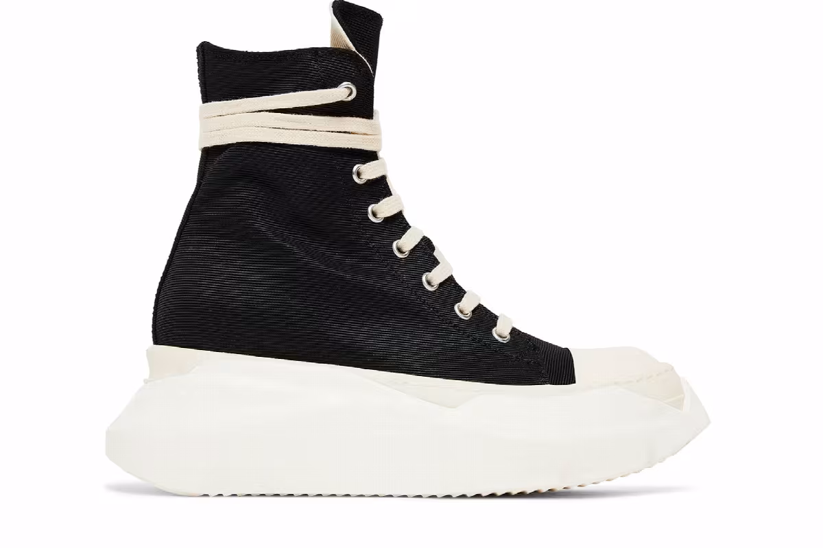 Rick Owens Women's DRKSHDW Gethsemane Abstract High Black Milk, view 2