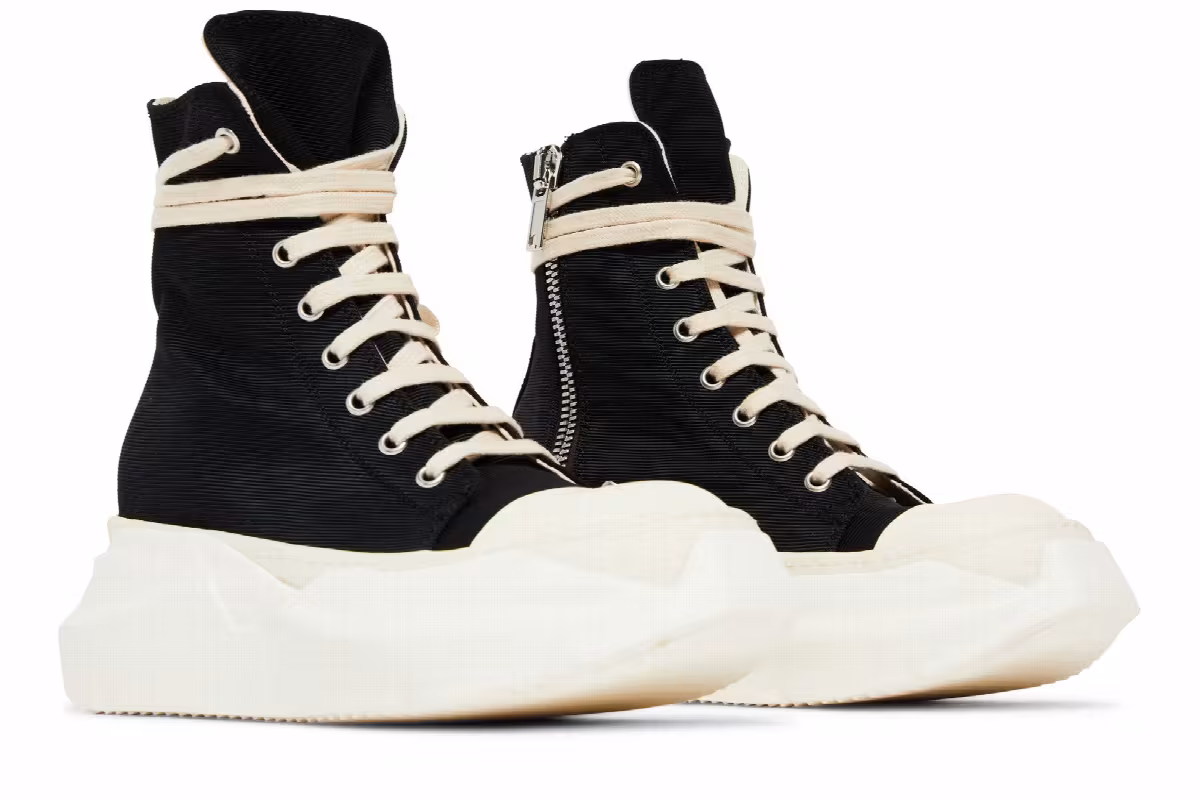 Rick Owens Women's DRKSHDW Gethsemane Abstract High Black Milk, view 9