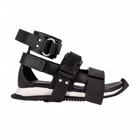 Rick Owens Gladi Runner Sandal 'Black'