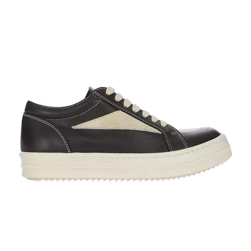Rick Owens Drkshdw Vintage Low Top Sneaks Kids Black Milk