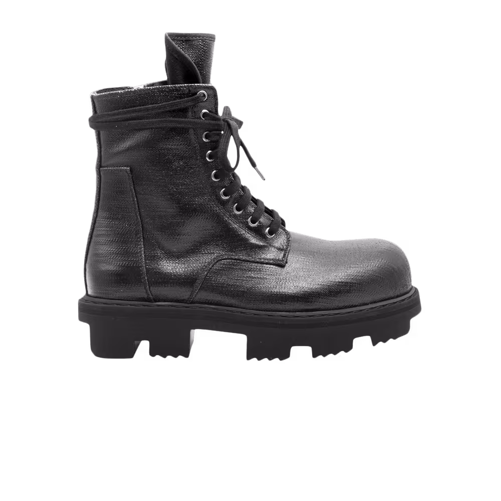 Rick Owens DRKSHDW Army Megatooth Boot Black