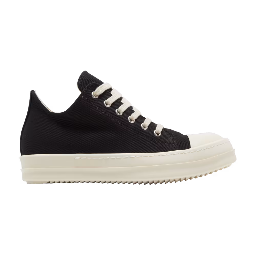 Rick Owens Women's DRKSHDW Strobe Cotton Denim Low Black Milk