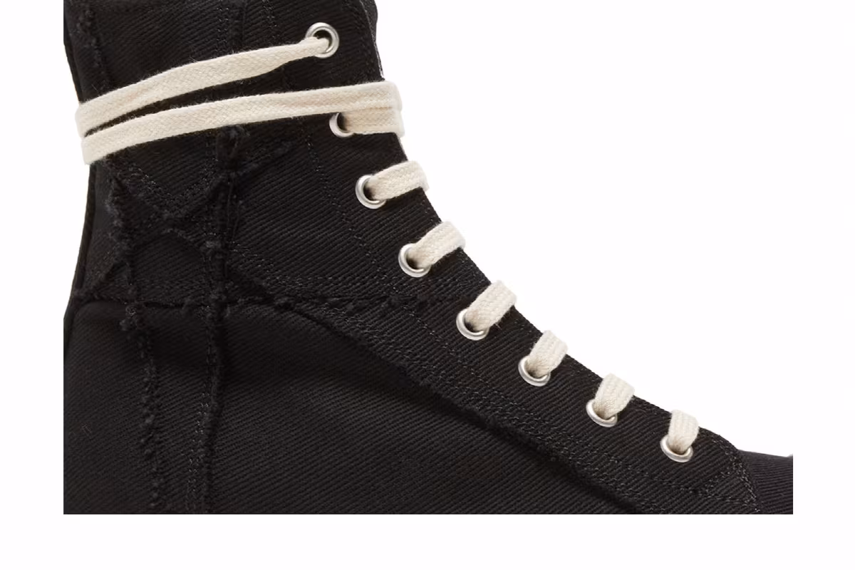 Rick Owens Women's DRKSHDW Penta High Black Milk, view 3