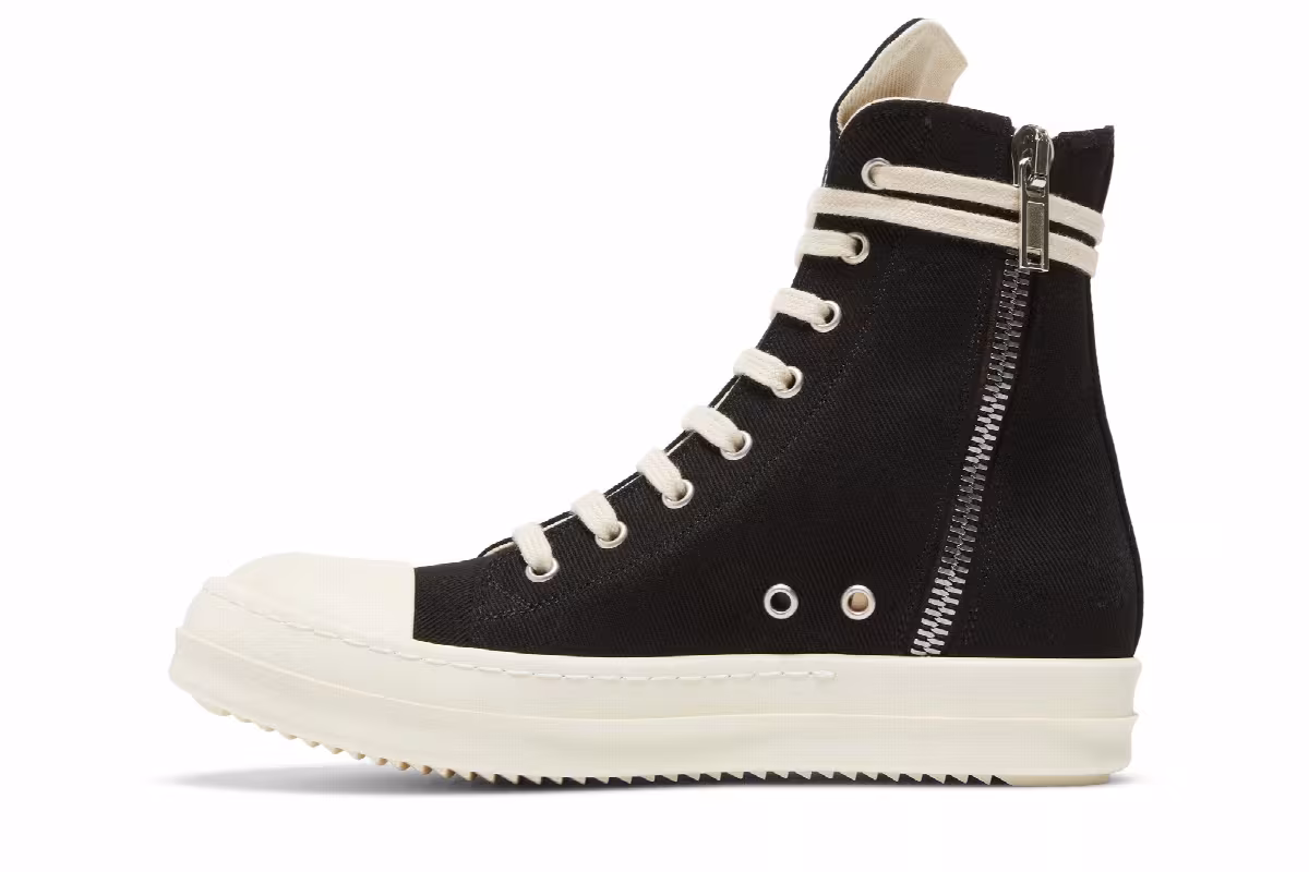 Rick Owens Women's DRKSHDW Penta High Black Milk, view 4