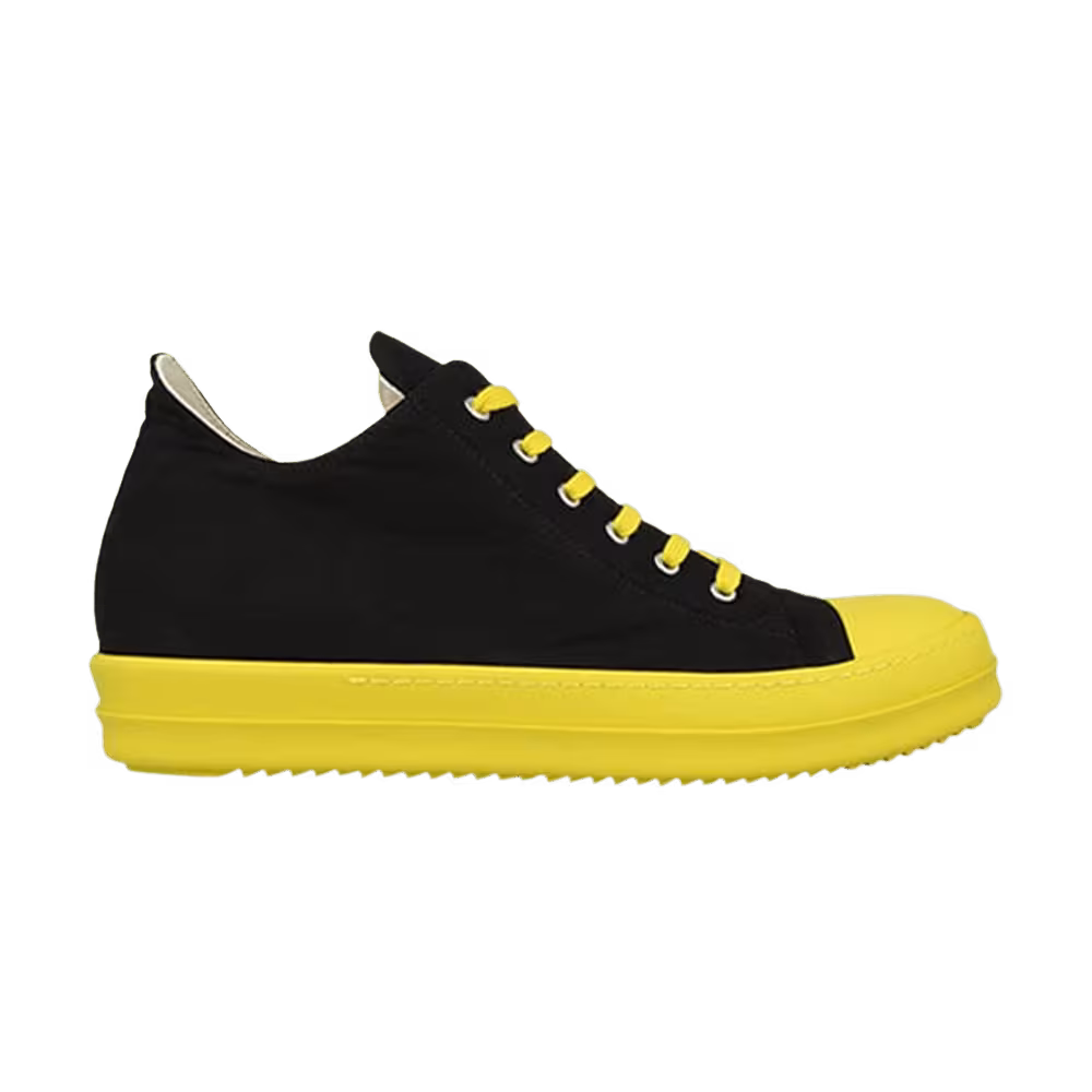 Rick Owens DRKSHDW Low Black Yellow