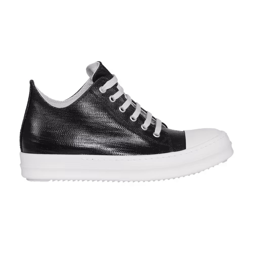 Rick Owens DRKSHDW Phlegethon Low Lacquered Black Milk