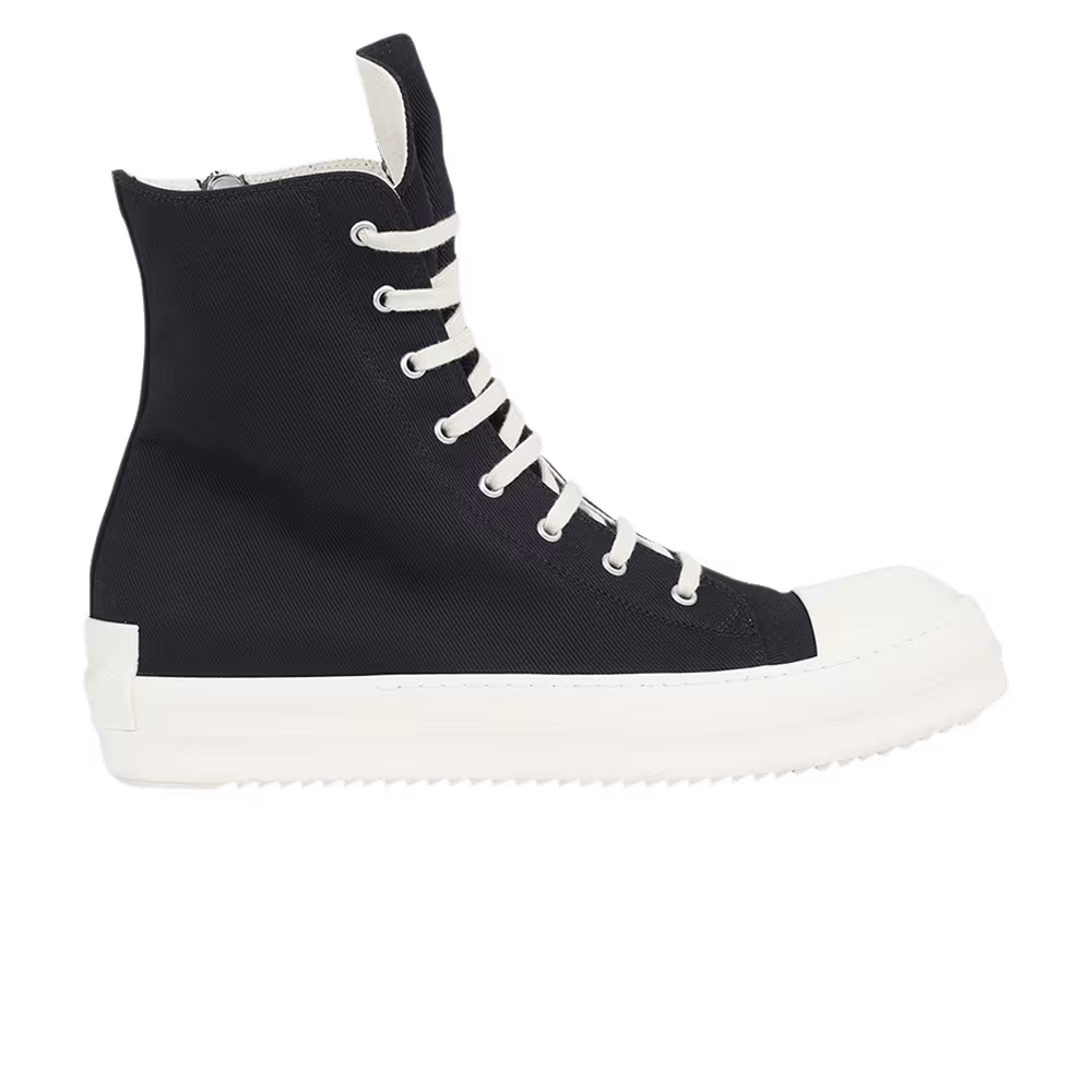 Rick Owens DRKSHDW Fogachine Cotton Denim High Black Milk