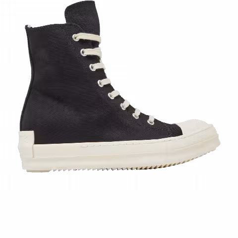 Rick Owens Wmns DRKSHDW Fogachine Cotton Denim High 'Black Milk'
