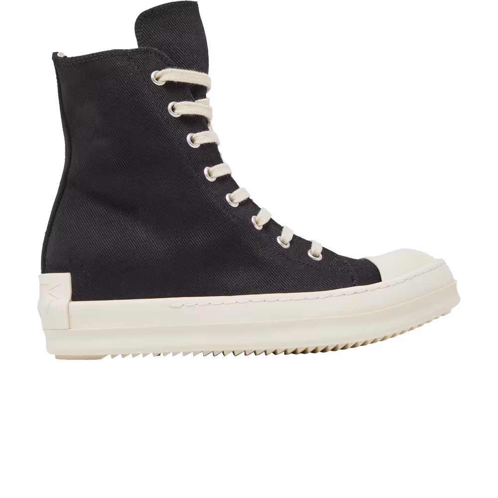 Rick Owens Women's DRKSHDW Fogachine Cotton Denim High Black Milk