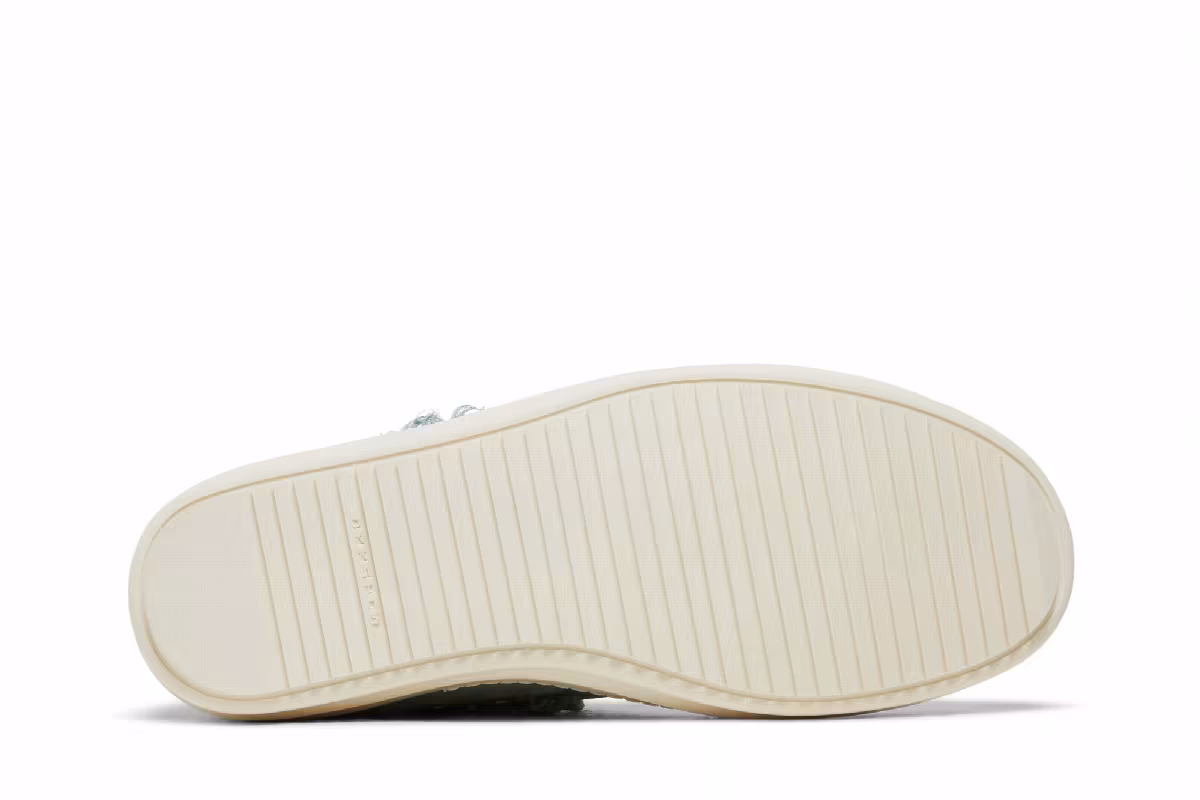 Rick Owens DRKSHDW Strobe Cotton Denim Slashed Low Aqua Milk, view 5