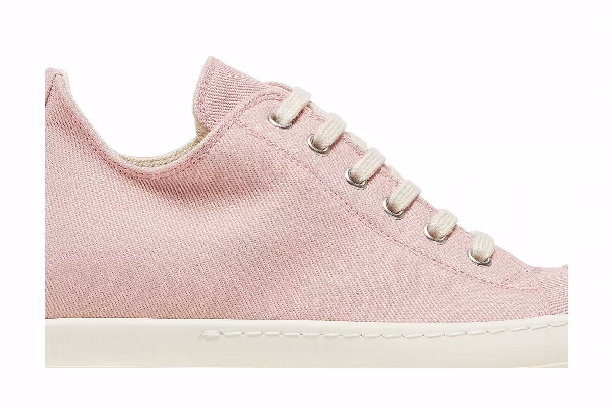 Rick Owens Women's EDFU DRKSHDW Canvas Low Faded Pink, view 3